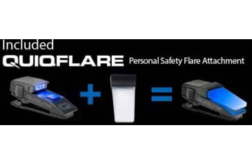 Image of Quiqlite Pro Hands Free Pocket Concealable Flashlight 10 - 20 Lumens, Blue/white - Q-PROBW