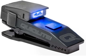 Image of Quiqlite Pro Hands Free Pocket Concealable Flashlight 10 - 20 Lumens, Blue/white - Q-PROBW