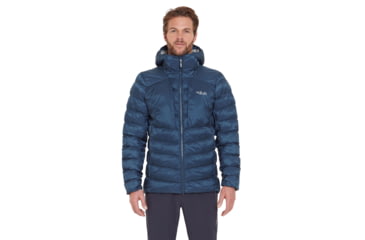 Image of Rab Cirrus Ultra Hooded Jacket - Mens, Tempest Blue, Small, QIP-21-TMB-SML