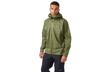 Image of Rab Downpour Plus 2.0 Jacket - Mens, Bracken, Medium, QWG-78-BRK-MED