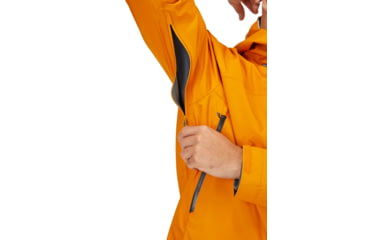 Image of Rab Downpour Plus 2.0 Jacket - Mens, Sunset, Medium, QWG-78-SUN-MED