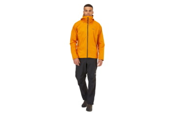 Image of Rab Downpour Plus 2.0 Jacket - Mens, Sunset, Medium, QWG-78-SUN-MED