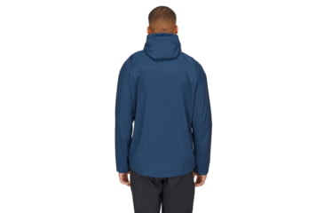Image of Rab Downpour Plus 2.0 Jacket - Mens, Tempest Blue, Small, QWG-78-TMB-SML