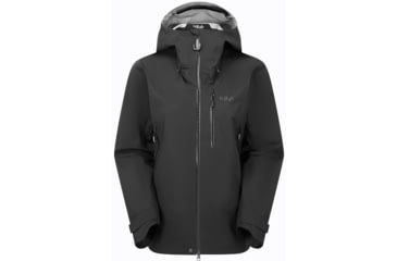 Image of Rab Firewall Mountain Jacket - Womens, Black, 14/Large, QWG-97-BLK-14