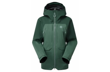 Image of Rab Khroma Converge Jacket - Womens, Green Slate/Eucalyptus, 14 US, QFG-28-GSE-14