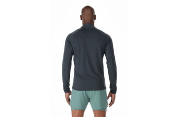 Image of Rab Sonic Long Sleeve Zip - Mens, Beluga, Extra Large, QBL-03-BEL-XLG