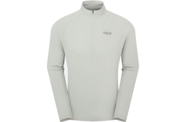 Image of Rab Sonic Long Sleeve Zip - Mens, Light Zinc, Extra Large, QBL-03-LZN-XLG