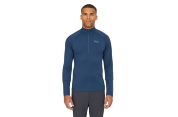 Image of Rab Sonic Long-Sleeve Zip - Mens, Tempest Blue, Extra Large, QBL-03-TMB-XLG