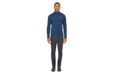 Image of Rab Sonic Long-Sleeve Zip - Mens, Tempest Blue, Extra Large, QBL-03-TMB-XLG