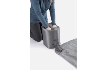 Image of Rab Stratosphere 4 Sleeping Pad, Graphene, Regular Wide, QMA-05-GRH-REG-WDE