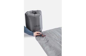 Image of Rab Stratosphere 4 Sleeping Pad, Graphene, Regular Wide, QMA-05-GRH-REG-WDE