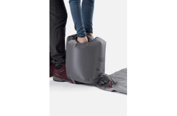 Image of Rab Stratosphere 5.5 Sleeping Pad, Graphene, Regular Wide, QMA-03-GRH-REG-WDE