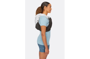 Image of Rab Veil 12L Lightweight Running Vest, Gargoyle/Graphene, Large, QAP-55-GAG-LRG