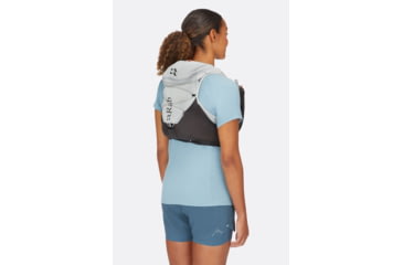 Image of Rab Veil 12L Lightweight Running Vest, Gargoyle/Graphene, Large, QAP-55-GAG-LRG