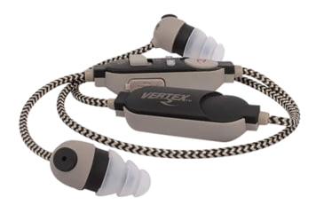 Image of Radians VXAC40 Vertex Electronic Ear Buds 85 DB In The Ear Black/Gray VX-AC40