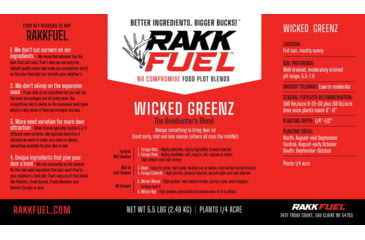 Image of RaKK Fuel Wicked Greenz 1/4 Acre, Large, 7523