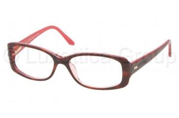 Image of Ralph Lauren RL 6038B Eyeglasses Styles - Havana-Pink Transparen Frame w/Non-Rx 52 mm Diameter Lenses, 5210-5215