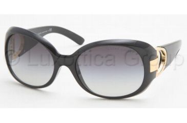 Image of Ralph Lauren RL 8047 Sunglasses Styles Black Frame / Gray Gradient Lenses, 50018G-5718, Ralf Lauren RL 8047 Sunglasses Styles Black Frame / Gray Gradient Lenses