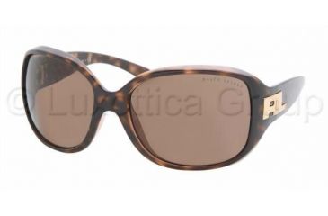 Image of Ralph Lauren RL 8049 Sunglasses Styles Dark Havana Frame / Brown Lenses, 517573-6217, Ralf Lauren RL 8049 Sunglasses Styles Dark Havana Frame / Brown Lenses