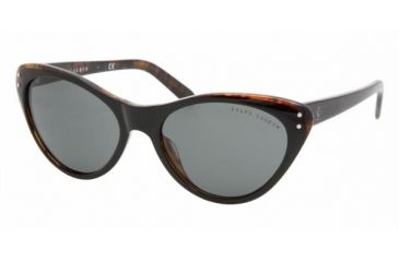 Image of Ralph Lauren RL 8070 Sunglasses Styles - Top Black-Havana Gray Frame, 526087-5618