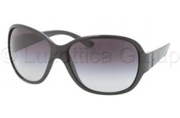 Image of Ralph Lauren RL8090 Sunglasses 50018G-6415 - Black Frame, Gray Gradient Lenses