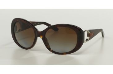 Image of Ralph Lauren RL8118Q Sunglasses 5003T5-56 - Shiny Dark Havana Frame, Polar Brown Gradient Lenses