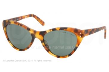 Image of Ralph Lauren Sunglasses RL8070 503171-56 - Antique Havana vintage Frame, Green Lenses