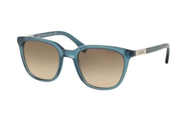 Image of Ralph RA5206 Sunglasses 15086G-51 - Blue Frame, Green-grey Gradient Lenses