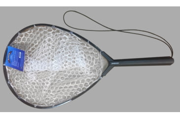 Image of Ranger Black trout net, all rubber net, lanyard, 2242R