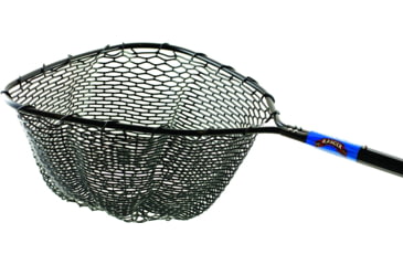 Image of Ranger Landing Net Rubber Netting Tangless 45-65in Handle 22x20 Pear Hoop Sz, 3600