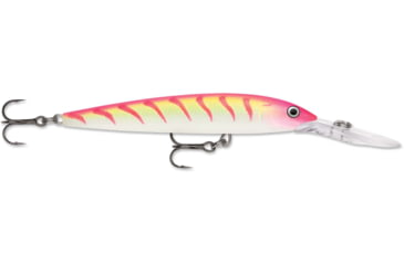 Image of Rapala Down Deep Husky Jerk 10 Lure, Pink Tiger UV, DHJ10PTU