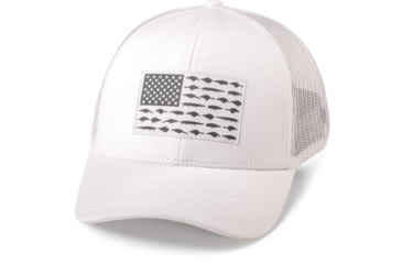 Image of Rapala Mid Pro Cap Flag, White, RMPC04