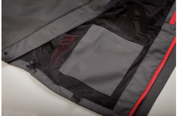 Image of Rapala Rain Jacket, Grey Red, Small, RR1J-S