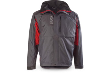 Image of Rapala Rain Jacket, Grey Red, Large, RR1J-L