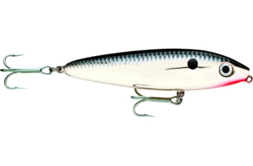 Image of Rapala Saltwater Skitter Walk Topwater Lure, Floating, Chrome, 5/8oz, 4 3/8in, SSW11CH