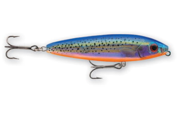 Image of Rapala Saltwater Skitter Walk Topwater Lure, Floating, Holographic Blue, 5/8oz, 4 3/8in, SSW11HB