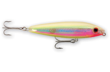 Image of Rapala Saltwater Skitter Walk Topwater Lure, Floating, Holographic Bone Chartreuse, 5/8oz, 4 3/8in, SSW11HBNC