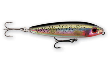 Image of Rapala Saltwater Skitter Walk Topwater Lure, Floating, Holographic Silver, 5/8oz, 4 3/8in, SSW11HS