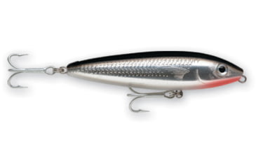 Image of Rapala Saltwater Skitter Walk Topwater Lure, Floating, Silver Mullet, 5/8oz, 4 3/8in, SSW11SMU