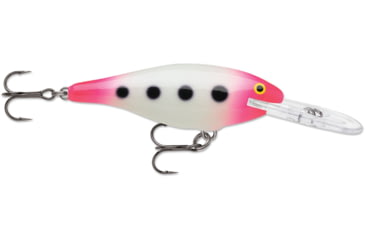 Image of Rapala Shad Rap 07 Lure, Glow Pink Squirrel, SR07GPSQ