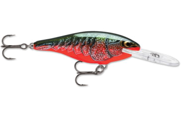Image of Rapala Shad Rap 07 Lure, Red Crawdad, SR07RCW