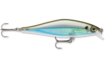 Image of Rapala Shadow Rap Shad 09 Lure, Moss Back Shiner, SDRS09MBS