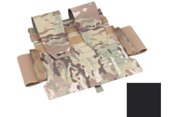 Image of Raptor Tactical Breacher Front Flap Plate Carrier, MOLLE/PALS/Velcro, Black, RT-BFF-BK