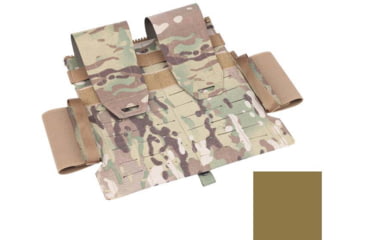 Image of Raptor Tactical Breacher Front Flap Plate Carrier, MOLLE/PALS/Velcro, Coyote Brown, RT-BFF-CB