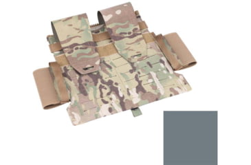 Image of Raptor Tactical Breacher Front Flap Plate Carrier, MOLLE/PALS/Velcro, Tactical Grey, RT-BFF-TG