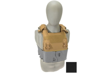 Image of Raptor Tactical GHOST MK1 Plate Carrier, MOLLE/Velcro, Extra Large, Black, RT-GHOST1-BK-XL