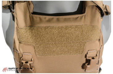Image of Raptor Tactical GHOST MK1 Plate Carrier, MOLLE/Velcro, Medium, Coyote Brown, RT-GHOST1-CB-M
