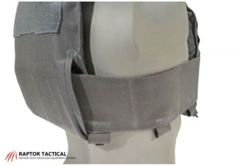 Image of Raptor Tactical GHOST MK1 Plate Carrier, MOLLE/Velcro, Medium, Tactical Grey, RT-GHOST1-TG-M