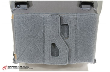 Image of Raptor Tactical GHOST MK1 Plate Carrier, MOLLE/Velcro, Medium, Tactical Grey, RT-GHOST1-TG-M