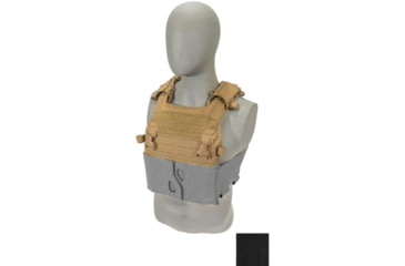 Image of Raptor Tactical GHOST MK2 Plate Carrier, MOLLE/Velcro, Large, Black, RT-GHOST2-BK-L